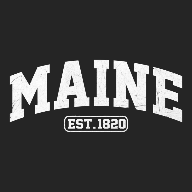 Maine Vintage State Athletic Style Sweatshirt Unisex Hoodie | Artistshot