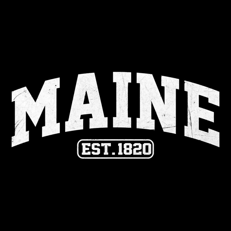 Maine Vintage State Athletic Style Sweatshirt Long Sleeve Shirts | Artistshot