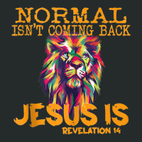 Normal Isn't Coming Back But Jesus Is Revelation 1 Women's Triblend Scoop T-shirt | Artistshot