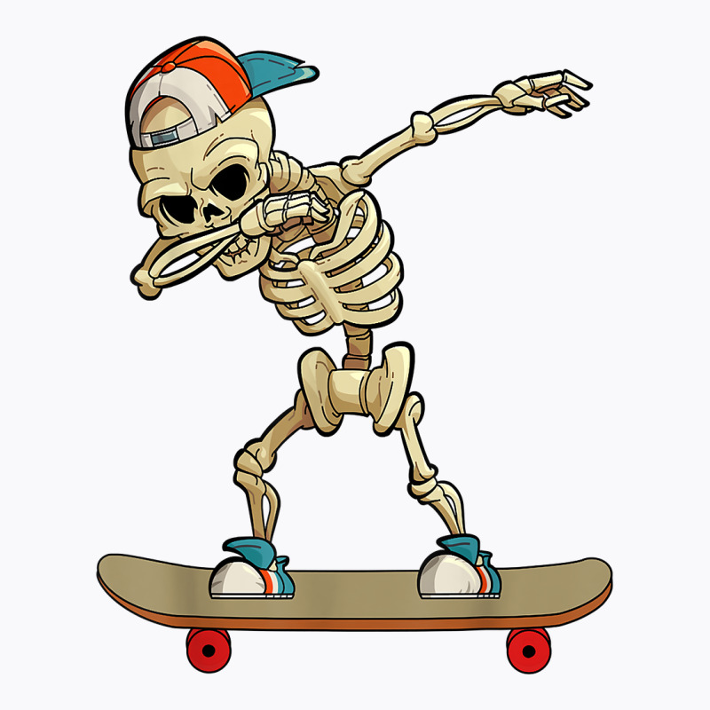 Skateboard Dabbing Skeleton Funny Dab Kids T Shirt T-shirt | Artistshot