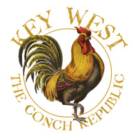 Key West Florida Vintage Rooster Design Souvenir T V-neck Tee | Artistshot