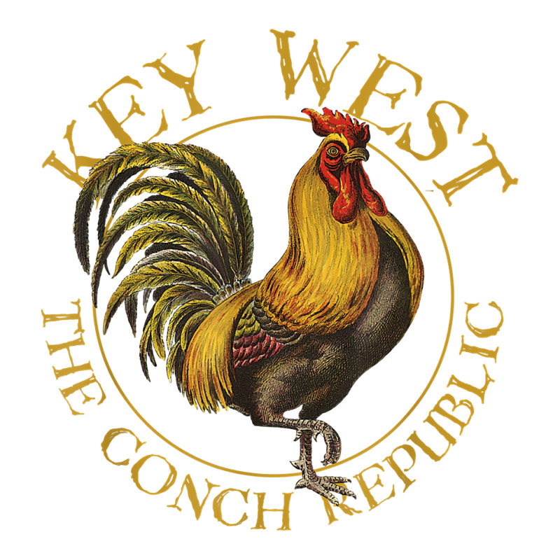 Key West Florida Vintage Rooster Design Souvenir T Crewneck Sweatshirt | Artistshot