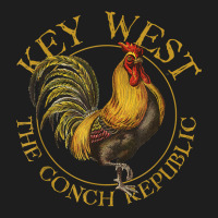 Key West Florida Vintage Rooster Design Souvenir T Classic T-shirt | Artistshot