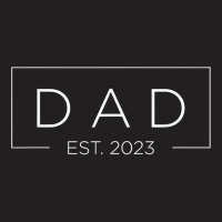 Mens Dad Est. 2023 Promoted To Daddy Father's Day T-shirt | Artistshot