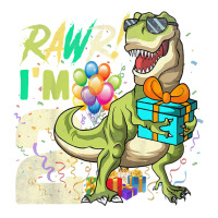 Kids Rawr I'm 2 Second Rex 2nd Birthday Dinosaur 2 V-neck Tee | Artistshot