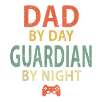 Mens Gamer Dad Shirt. Dad By Day Guardian By Night V-neck Tee | Artistshot