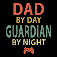 Mens Gamer Dad Shirt. Dad By Day Guardian By Night Zipper Hoodie | Artistshot