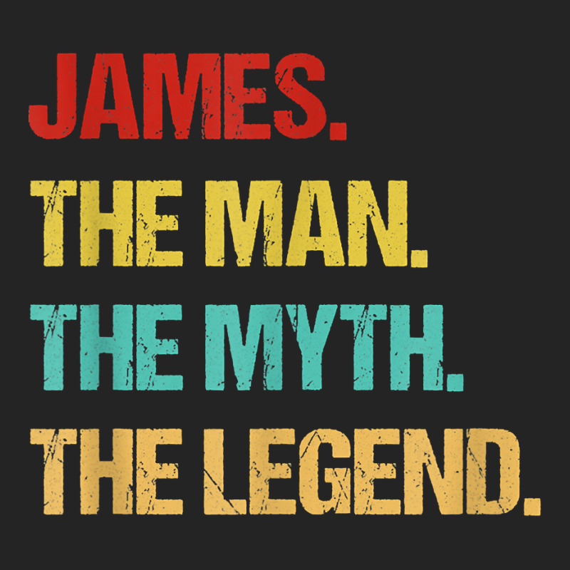 Mens James The Man The Myth The Legend T Shirt 3/4 Sleeve Shirt | Artistshot