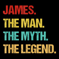 Mens James The Man The Myth The Legend T Shirt Men's Long Sleeve Pajama Set | Artistshot