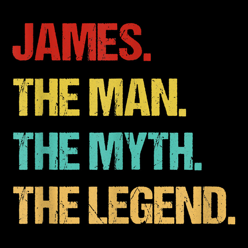 Mens James The Man The Myth The Legend T Shirt Men's Long Sleeve Pajama Set | Artistshot