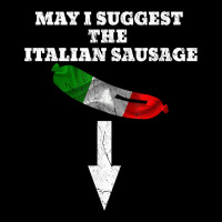 Naughty Italian Sausage Shirt, Funny Italian Sausa Cropped Hoodie | Artistshot