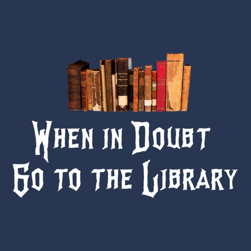 When In Doubt Go To The Library 23 Men Denim Jacket by sadlonkofoot6 | Artistshot