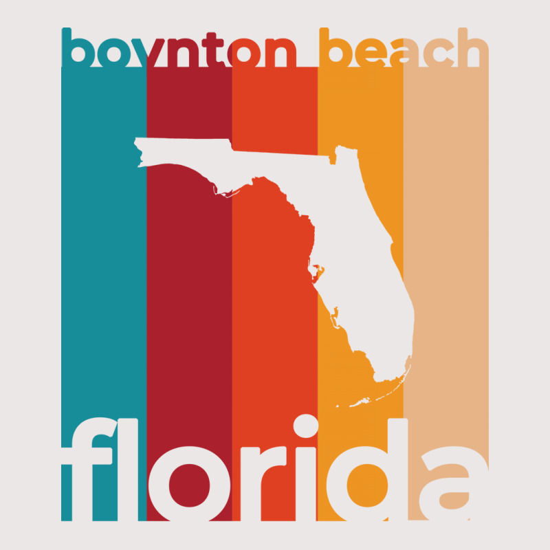 Boynton Beach Florida Retro Trending Pocket T-shirt | Artistshot