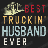 Best Truckin' Husband Ever Happy Father Parent Jul Ladies Polo Shirt | Artistshot