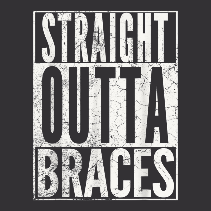 Straight Outta Braces T Shirt Funny Joke Smile Tee Vintage Hoodie And Short Set | Artistshot