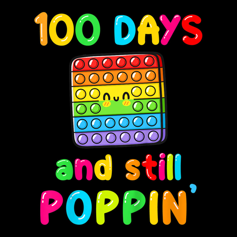 Kids Happy 100 Days Of School And Still Poppin 100 Long Sleeve Shirts | Artistshot