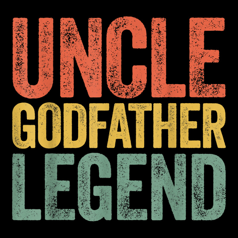 Mens Uncle Godfather Legend T Shirt Father's Day T Men's 3/4 Sleeve Pajama Set | Artistshot