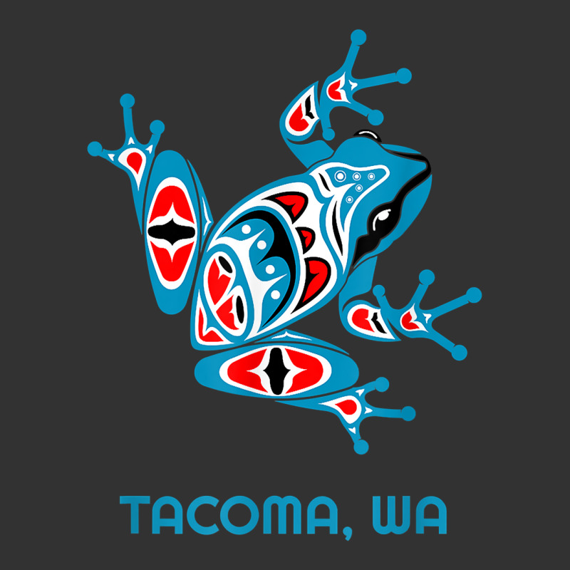 Tacoma Wa Red Blue Frog Pnw Art Native American T Baby Bodysuit by ryniuga | Artistshot