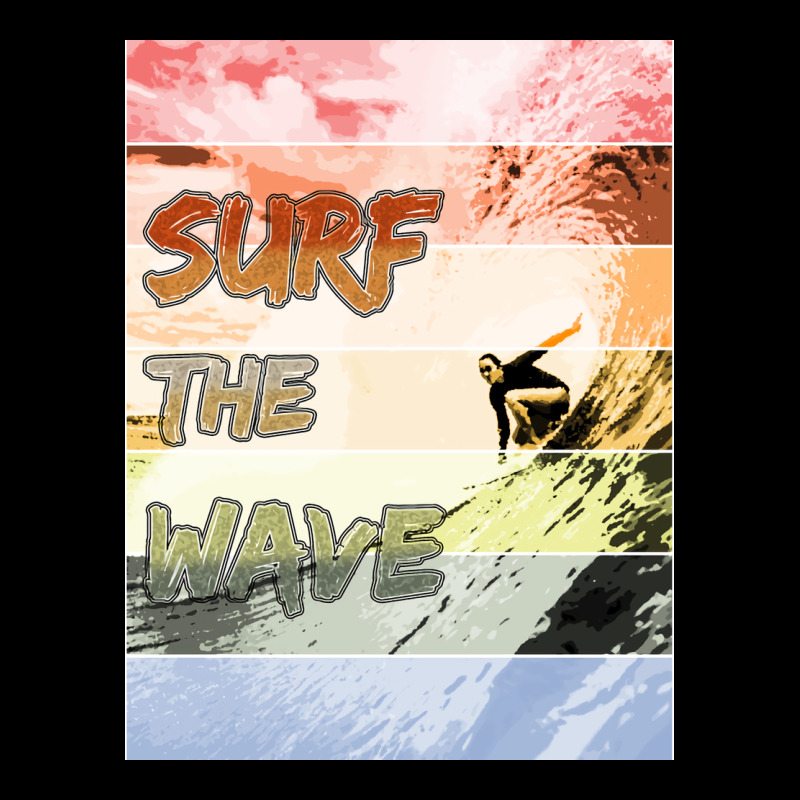 Catch The Wave Surf The Wave Humor V-neck Tee | Artistshot