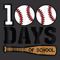 Baseball 100 Days Of School Happy 100th Day Teache Vintage Hoodie And Short Set | Artistshot