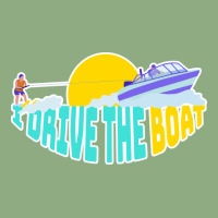 I Drive The Boat Waterskiing Yellow Graphic T-shirt | Artistshot