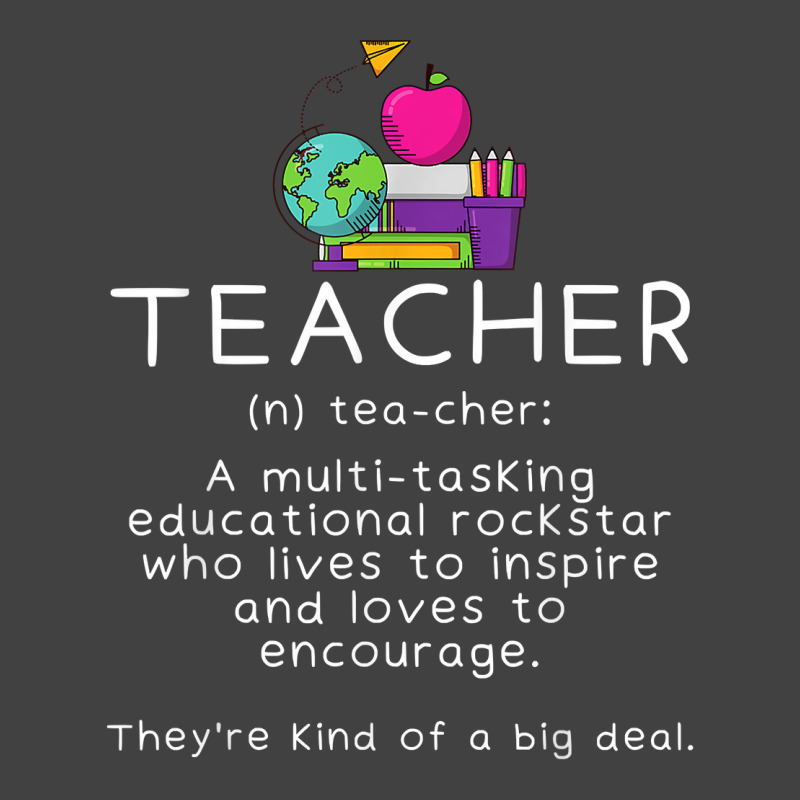 Teacher Definition   Funny Teaching School Teacher Vintage T-shirt | Artistshot