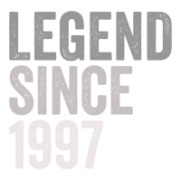 Legend Since 1997 Funny 24 Years Old 24th Birthday Crewneck Sweatshirt | Artistshot