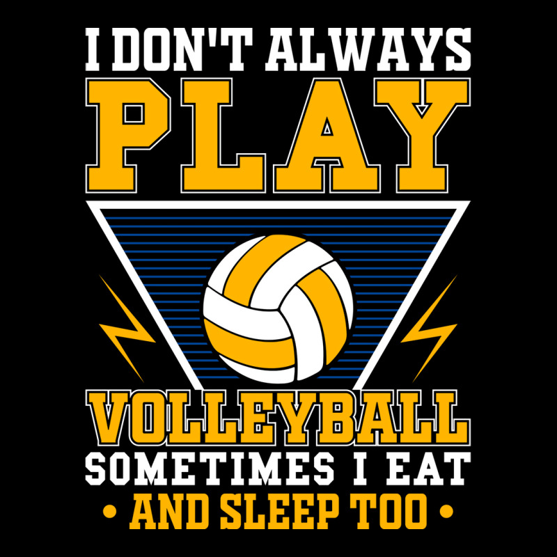 I Dont Always Play Volleyball Sometimes I Eat And Men's Long Sleeve Pajama Set | Artistshot