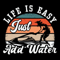 Jet Ski Life Is Easy Just Add Water Jet Skiing Quo Cropped Sweater | Artistshot