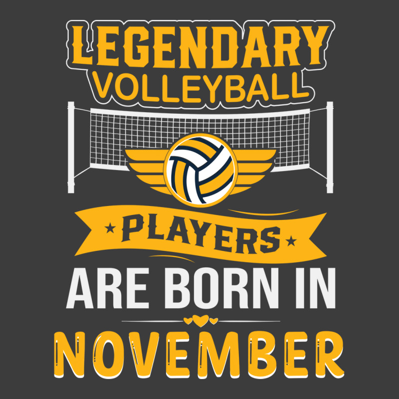 Legendary Volleyball Players Are Born In November Men's Polo Shirt | Artistshot