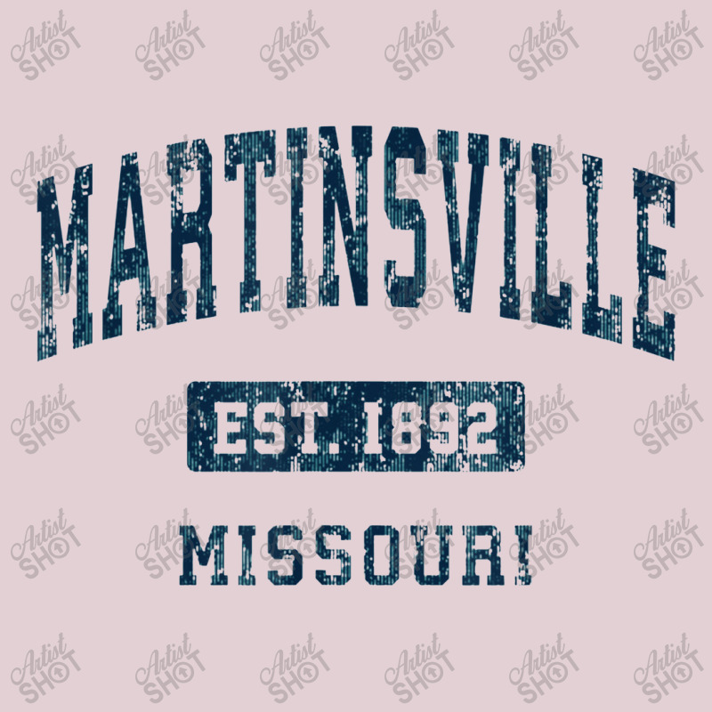 Martinsville Missouri Mo Vintage Athletic Sports Ladies Fitted T-Shirt by hattieariel | Artistshot