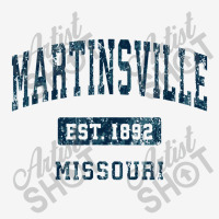 Martinsville Missouri Mo Vintage Athletic Sports Ladies Polo Shirt | Artistshot