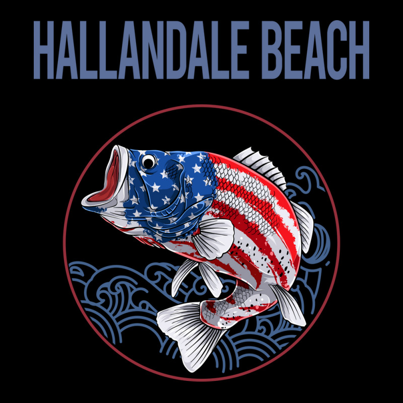 Usa Flag Fish Hallandale Beach Hipster Long Sleeve Shirts by sproleervinej | Artistshot