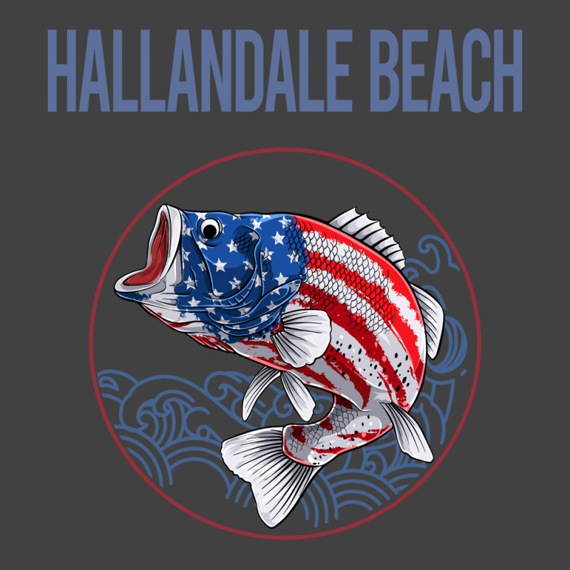 Usa Flag Fish Hallandale Beach Hipster Vintage T-Shirt by sproleervinej | Artistshot