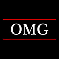 T Shirt That Says The Word   Omg   On It  Funny Gi Graphic T-shirt | Artistshot