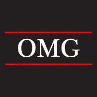 T Shirt That Says The Word   Omg   On It  Funny Gi Tank Top | Artistshot