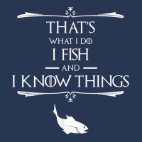 That's What I Do I Fish & I Know Things Funny Fish Men Denim Jacket | Artistshot