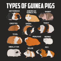 Types Of Guinea Pigs Owner Cool Animal Kids Xmas G Ladies Fitted T-shirt | Artistshot