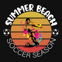 Summer Beach Soccer Season With The Sunset Beautif Graphic T-shirt | Artistshot