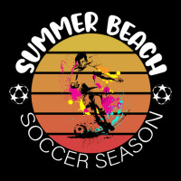 Summer Beach Soccer Season With The Sunset Beautif V-neck Tee | Artistshot