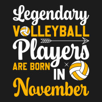 Legendary Volleyball Players Are Born In November Hoodie & Jogger Set | Artistshot