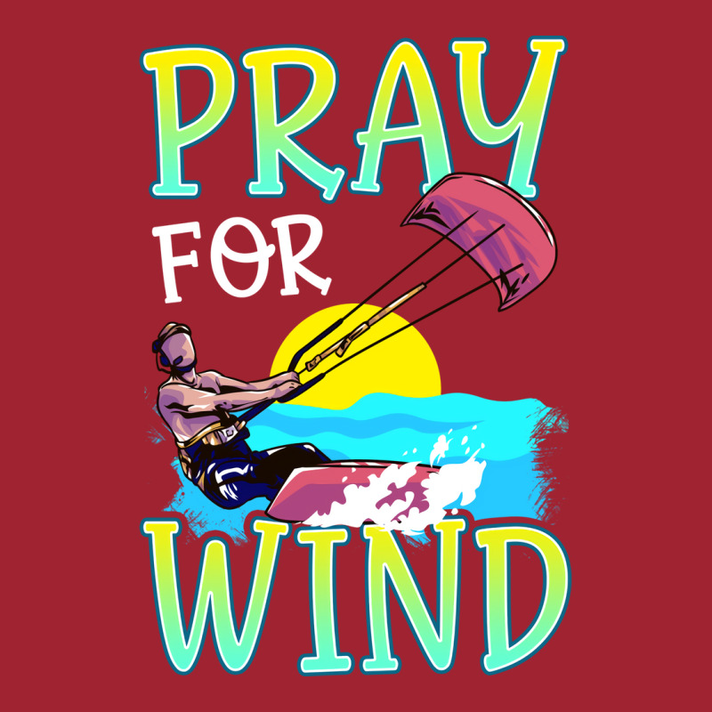 Kiteboarding Pray For Wind Kitesurfing Love Long Sleeve Shirts by lindeaucterr | Artistshot