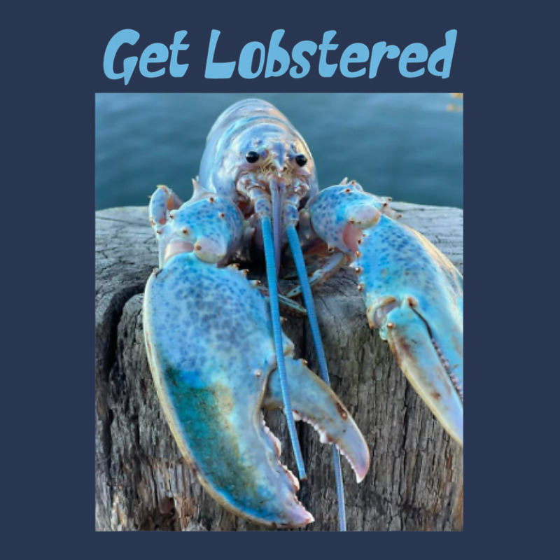 Funny Jumpscare Lobster Meme Blue Crustacean Men Denim Jacket | Artistshot