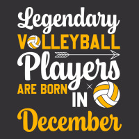 Legendary Volleyball Players Are Born In December Vintage Short | Artistshot