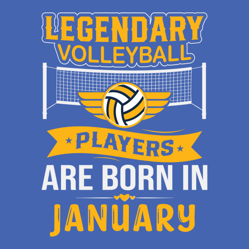 Legendary Volleyball Players Are Born In January R Zipper Hoodie by lindeaucterr | Artistshot