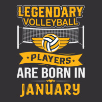 Legendary Volleyball Players Are Born In January R Vintage Hoodie | Artistshot