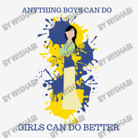 Anything Boys Can Do, Girls Can Do Better Baby Bibs | Artistshot