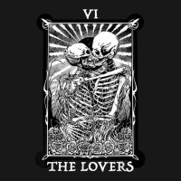 The Lovers Vintage Tarot Card Occult Skeletons Sup Flannel Shirt | Artistshot