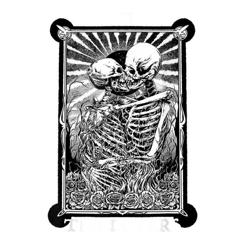 The Lovers Vintage Tarot Card Occult Skeletons Sup Crewneck Sweatshirt | Artistshot