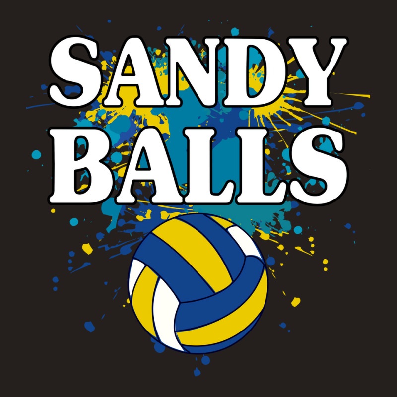 Sandy Balls Beach Volleyball Funny Player Team Quo Tank Top | Artistshot